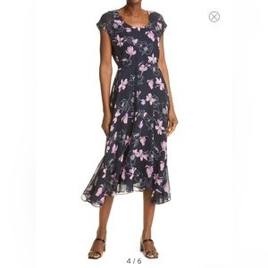 Floral Print Silk Midi Dress
CLUB MONACO